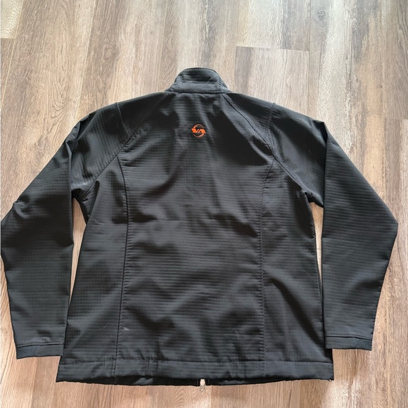 Women’s Lands’ End Outfitters Black Full-Zip Jacket- Van’s Aircraft Logo- XL - Picture 2 of 3